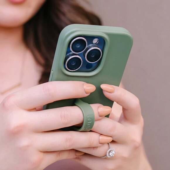 NWT Loopy OLIVE Green iPhone 15 Pro Max Phone Case - Righty - Picture 10 of 10